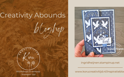 Creativity Abounds Bloghop Augustus 2025 Fun Folds