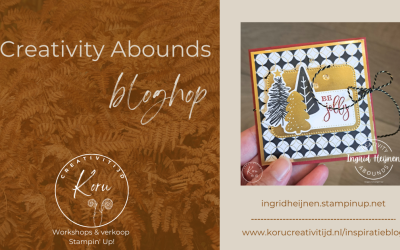 Creativity Abounds Bloghop september 2025 Modern Christmas